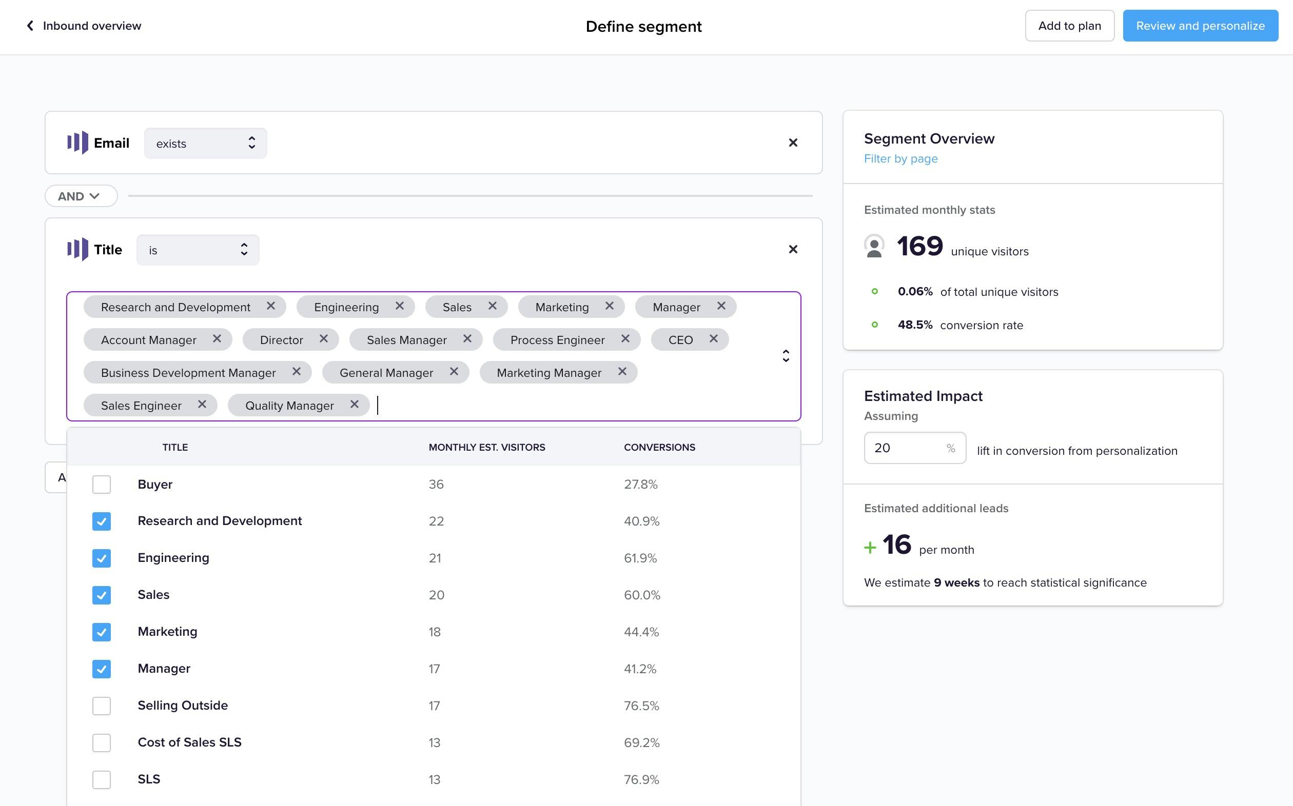 Marketo web personalization