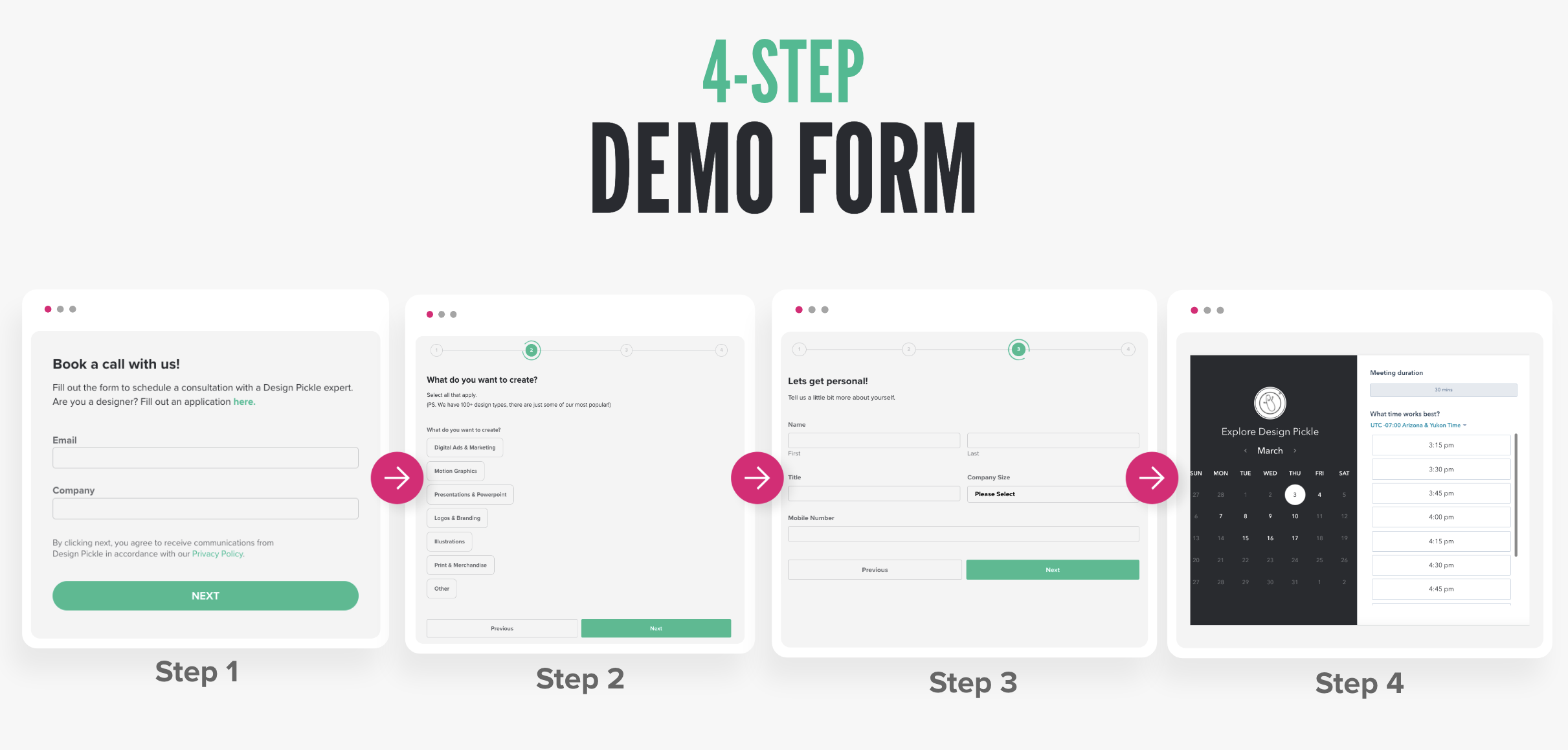 Design Pickle Demo Form