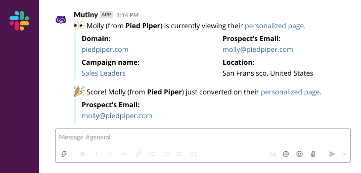 slack mutiny creating an sdr